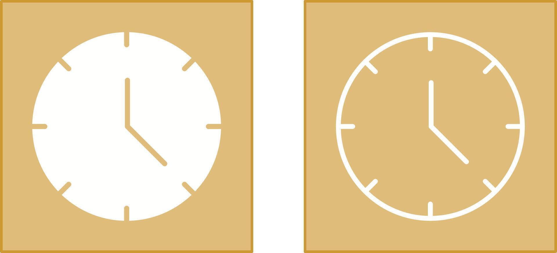 Clock Icon Design vector