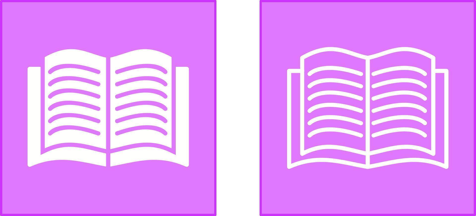 Textbook Icon Design vector