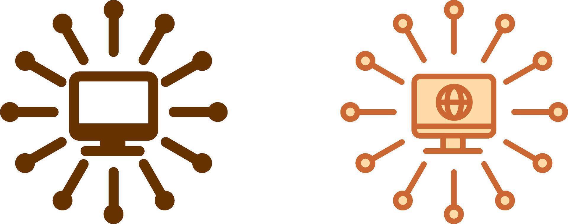 Networks Icon Design vector