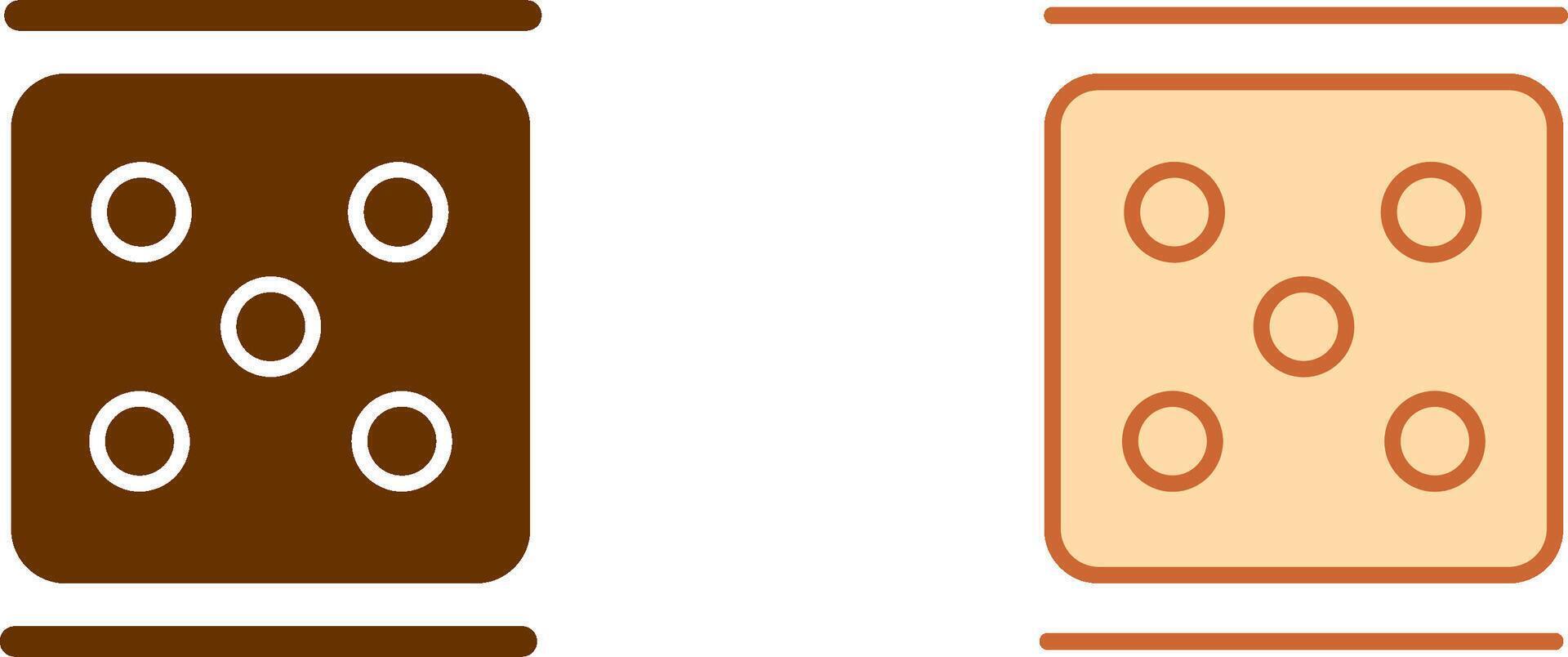 Dice Icon Design vector