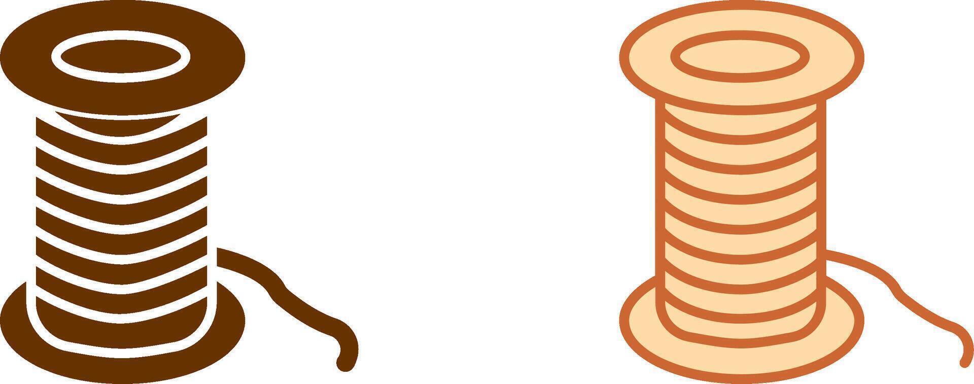Thread Icon Design vector