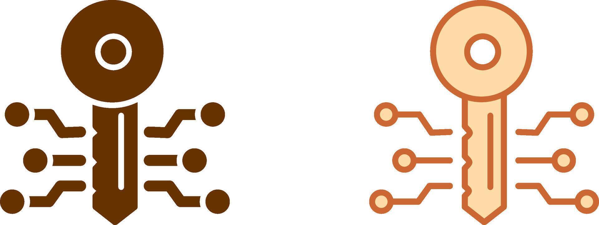 Key Icon Design vector