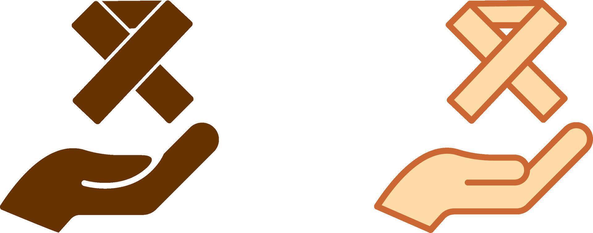 Cancer Icon Design vector