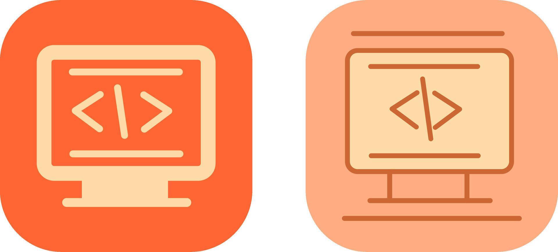 Coding Icon Design 43133154 Vector Art at Vecteezy
