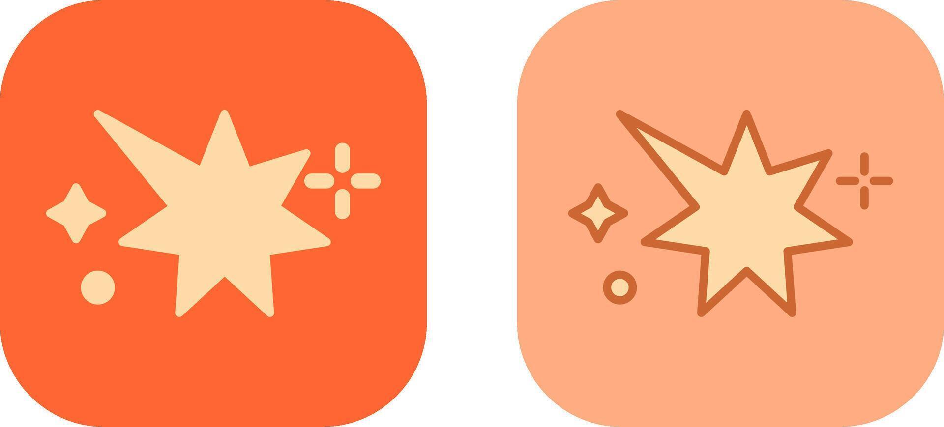 Spark Icon Design vector