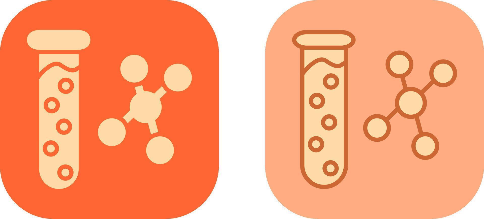 diseño de icono de química vector