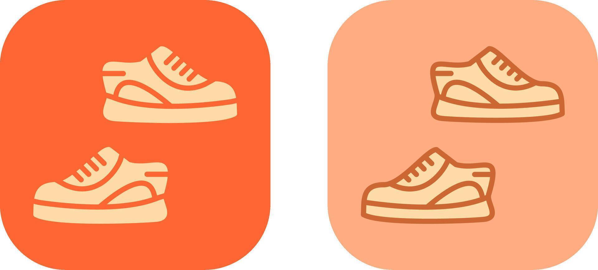 zapatillas icono diseño vector