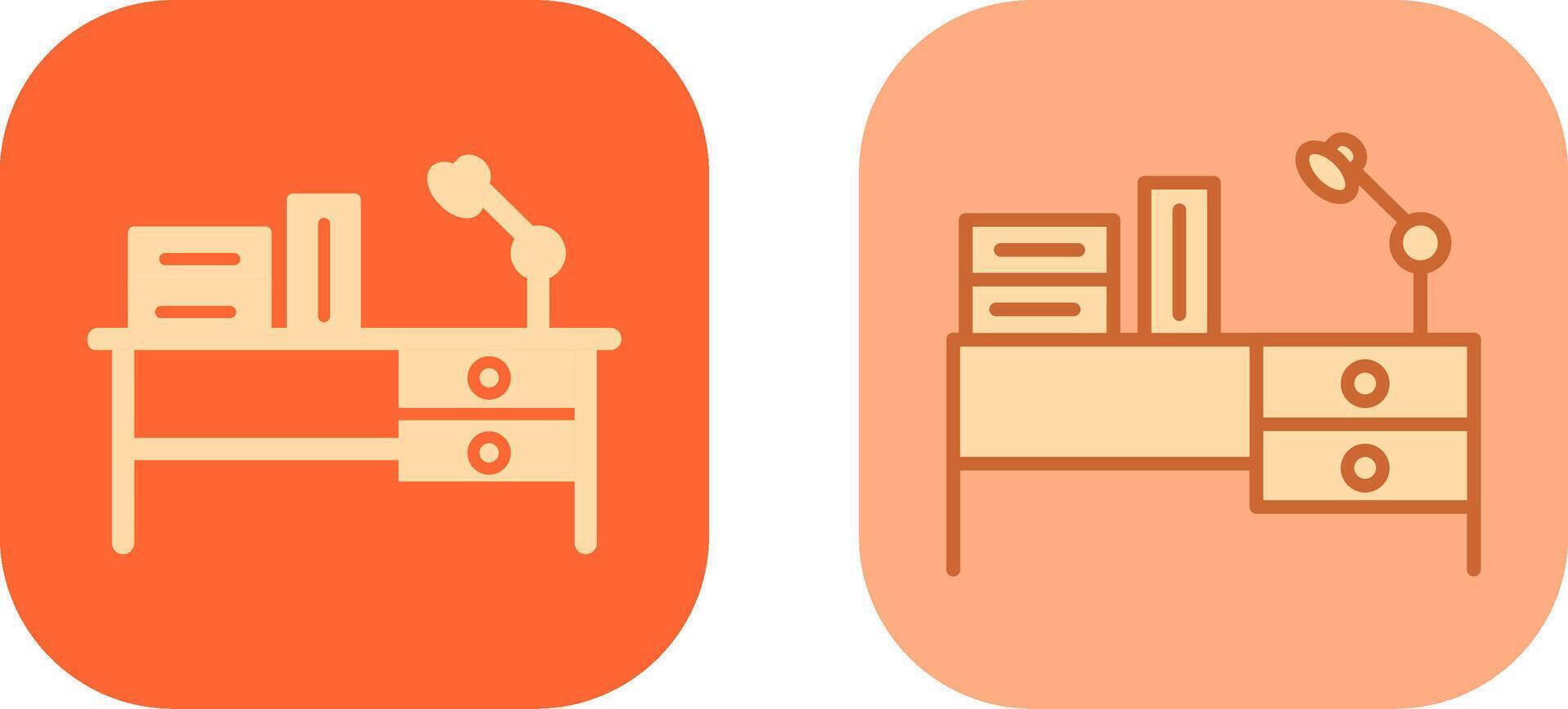 Desk Icon Design vector