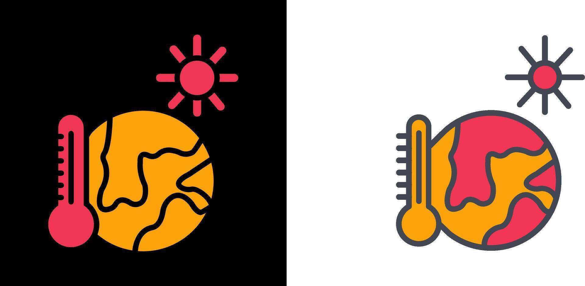 Temperature Icon Design vector
