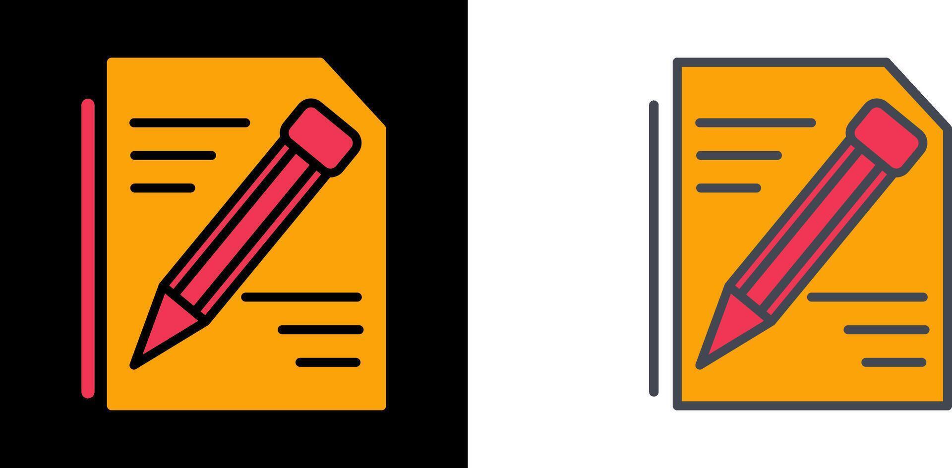 Pencil Icon Design vector