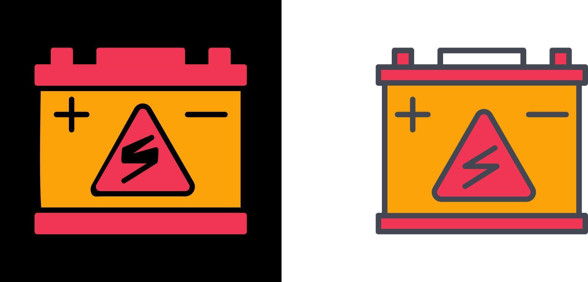 Accumulator Icon Design vector