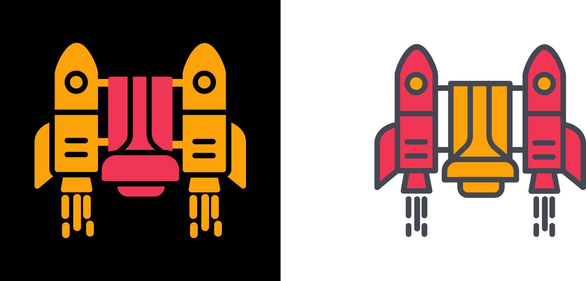 Jetpack Icon Design vector