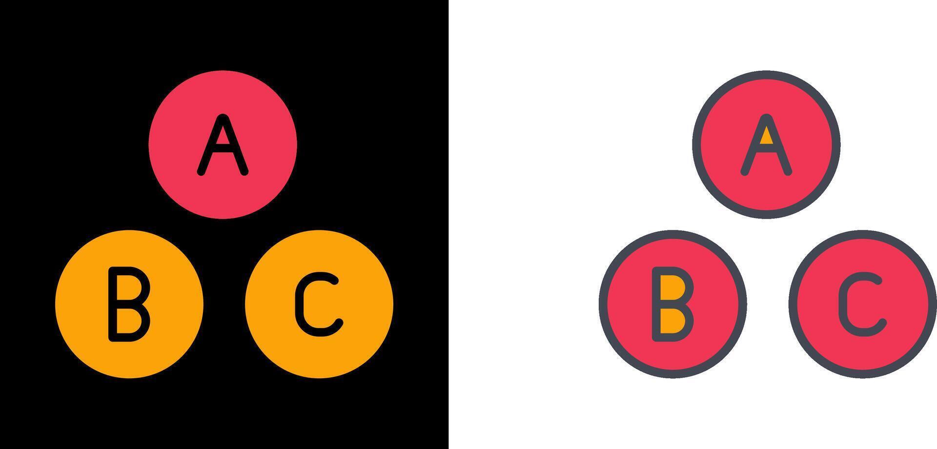 Alphabet Icon Design vector
