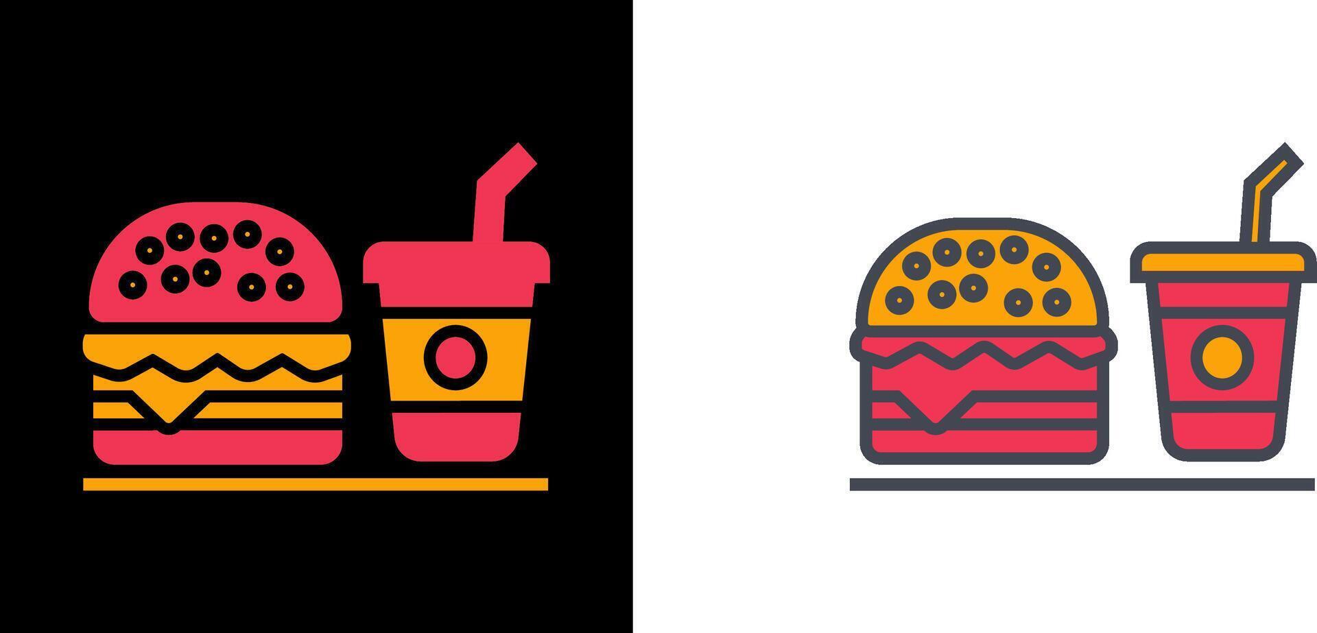 meriendas icono diseño vector