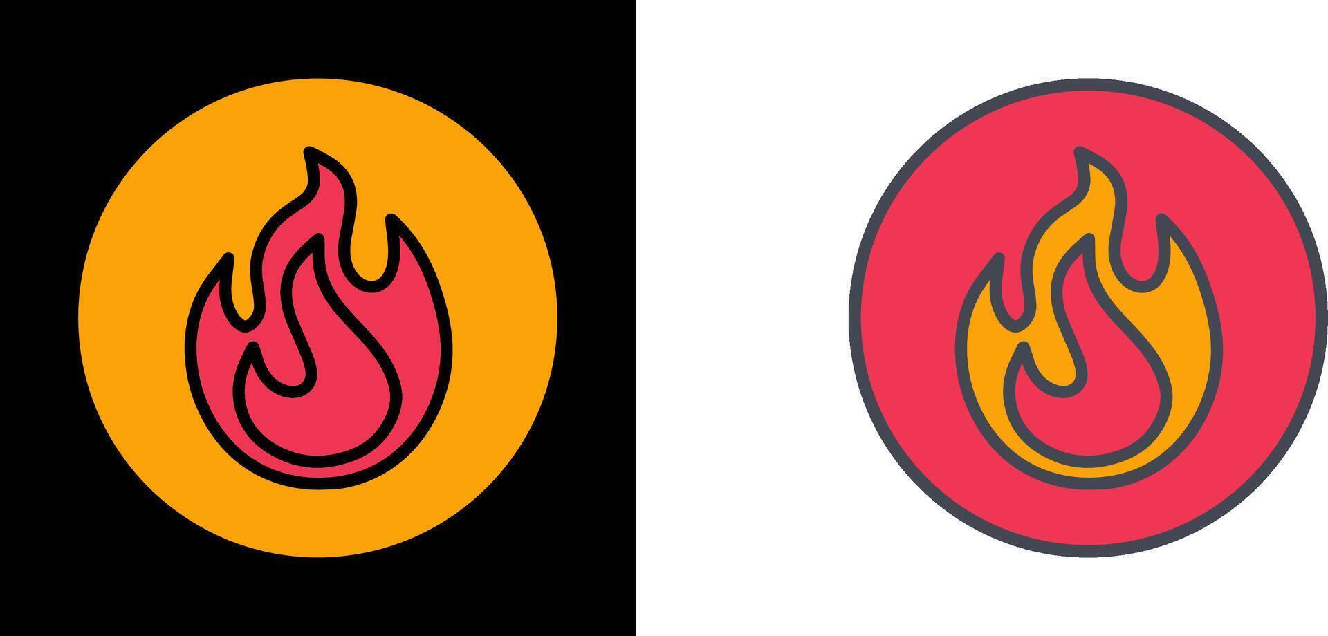 Fire Icon Design vector