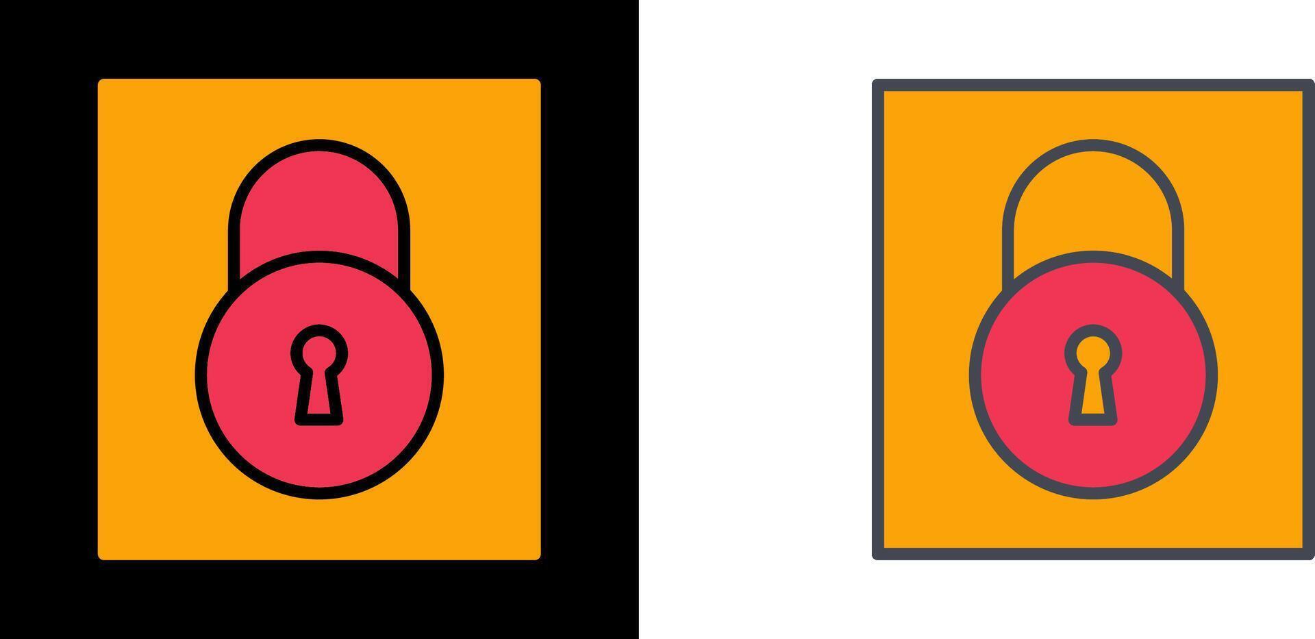 Lock Icon Design vector