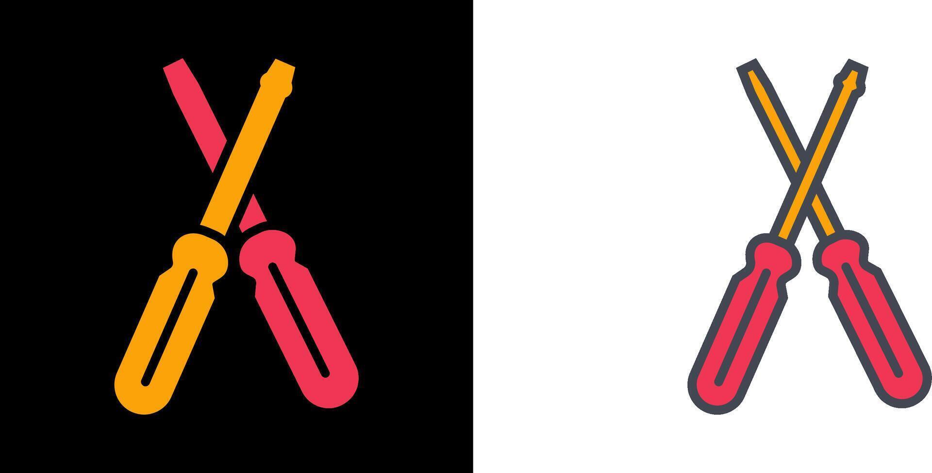 Screwdriver Icon Design vector