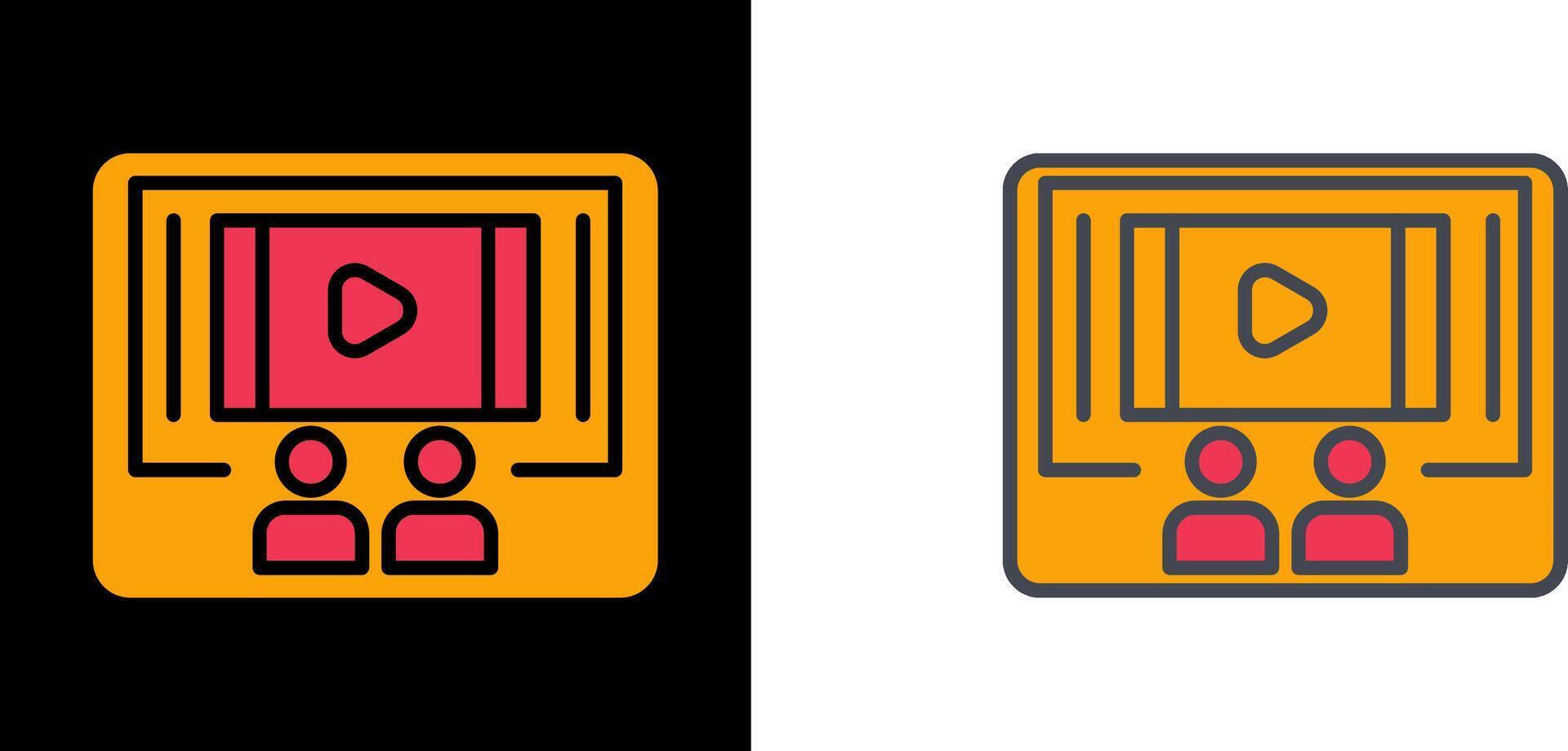 Auditorium Icon Design vector