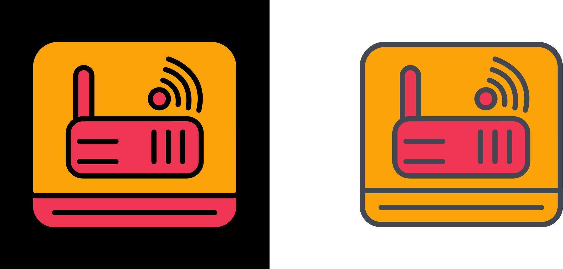 Modem Icon Design vector