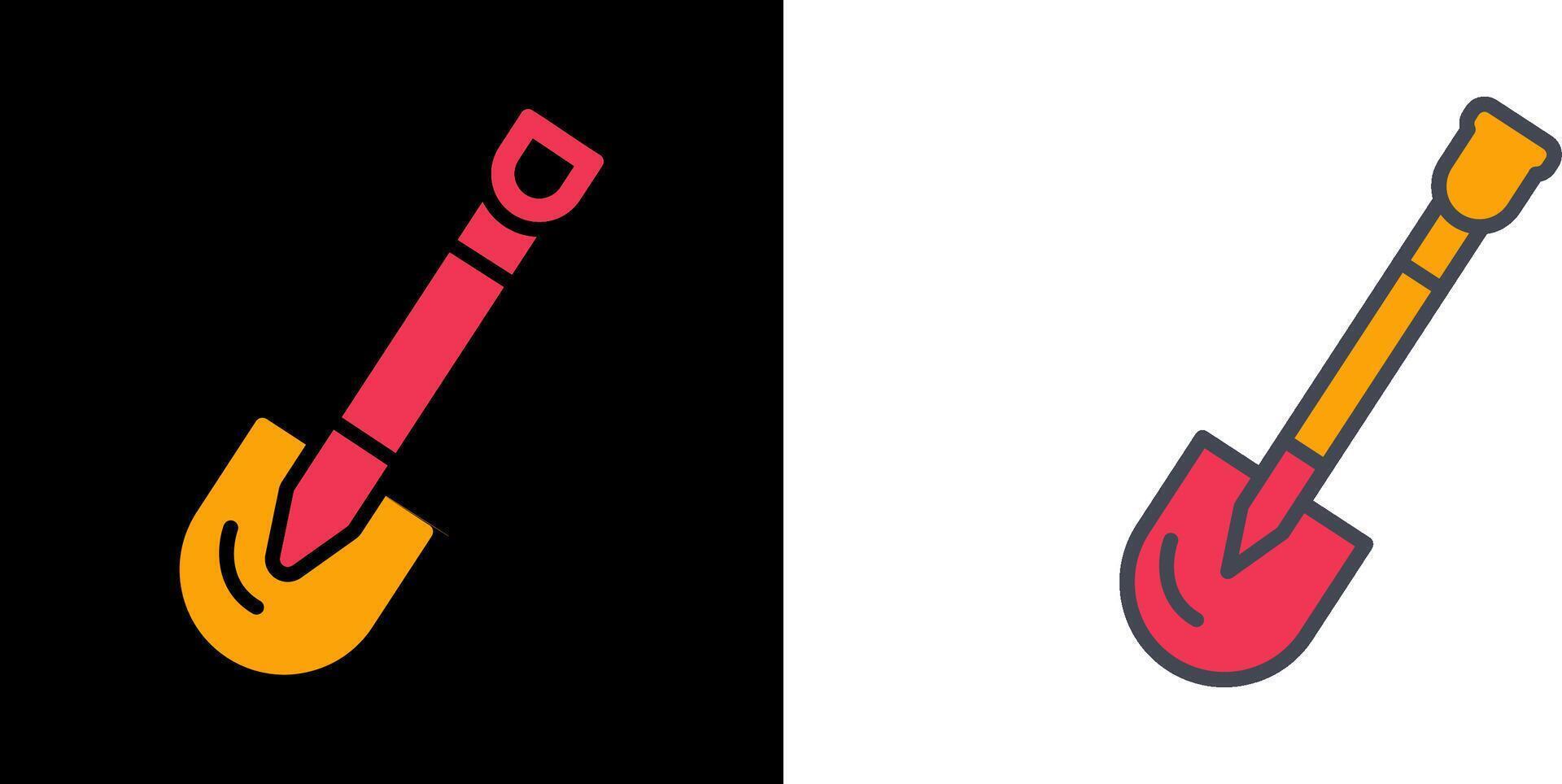 Shovel Icon Design vector