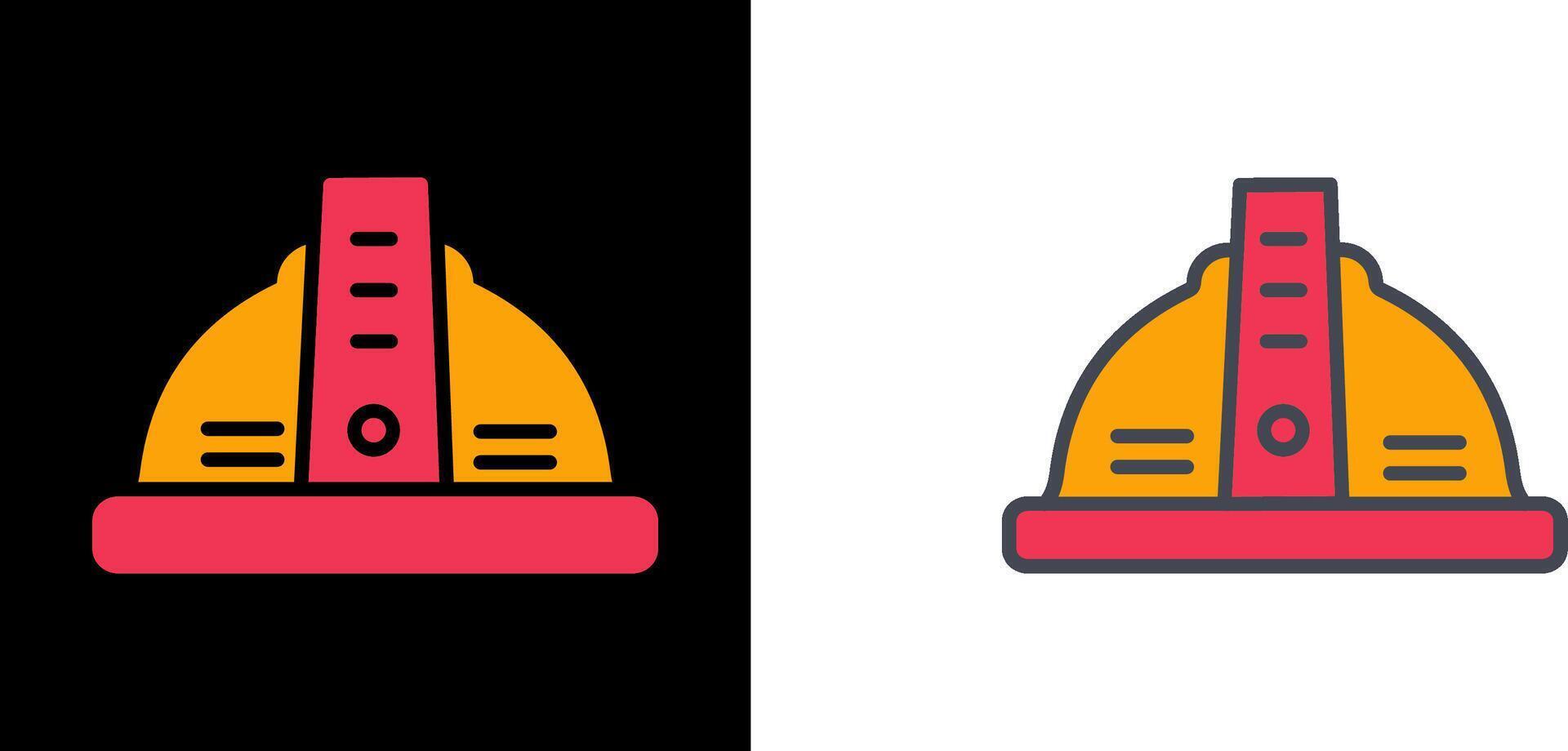 Helmet Icon Design vector