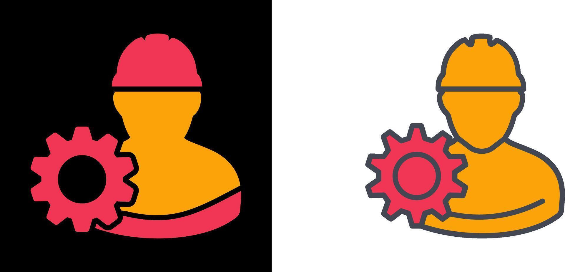 Engineer Icon Design vector