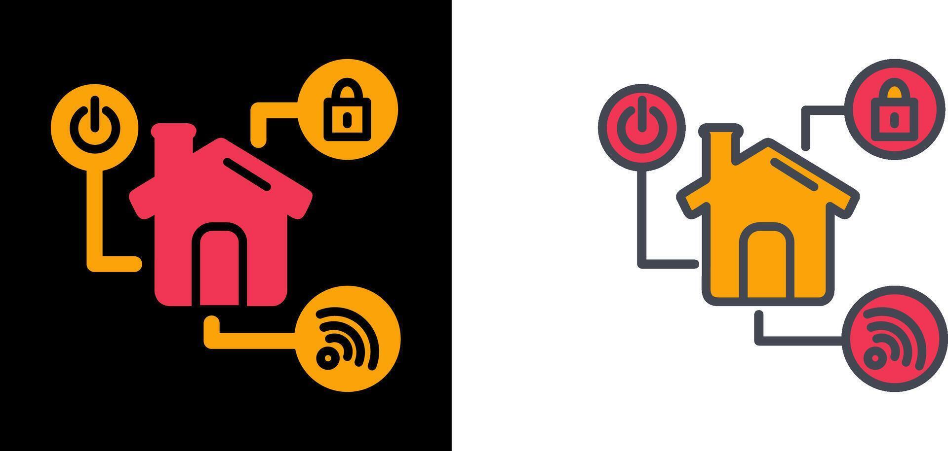 Smarthome Icon Design vector