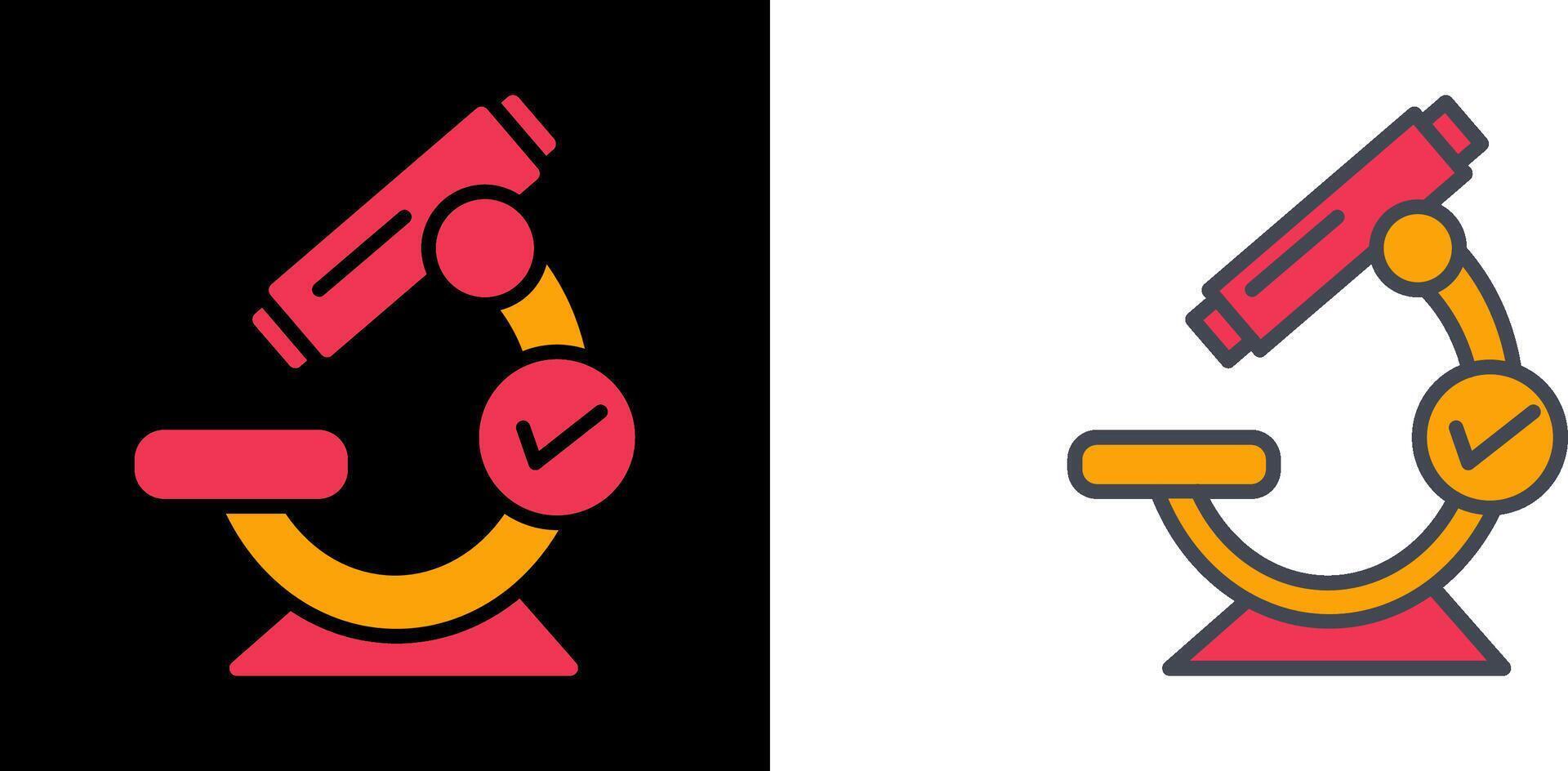 Microscope Icon Design vector