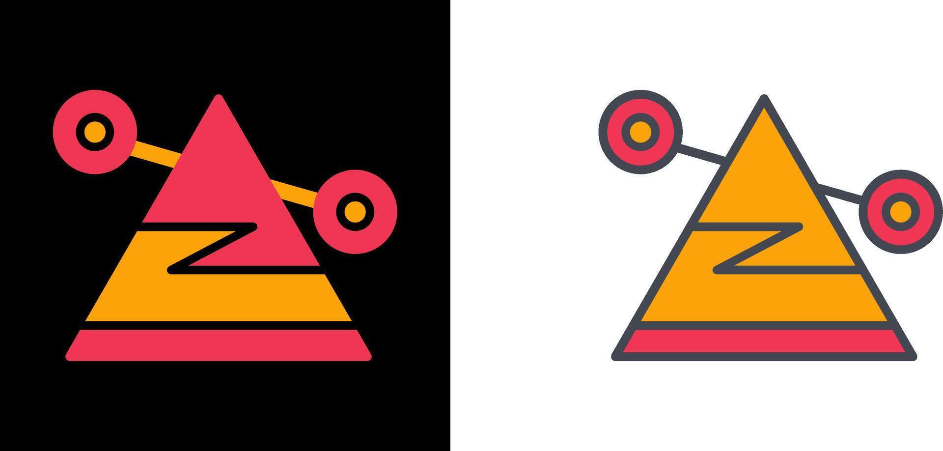 Dispersion Icon Design vector