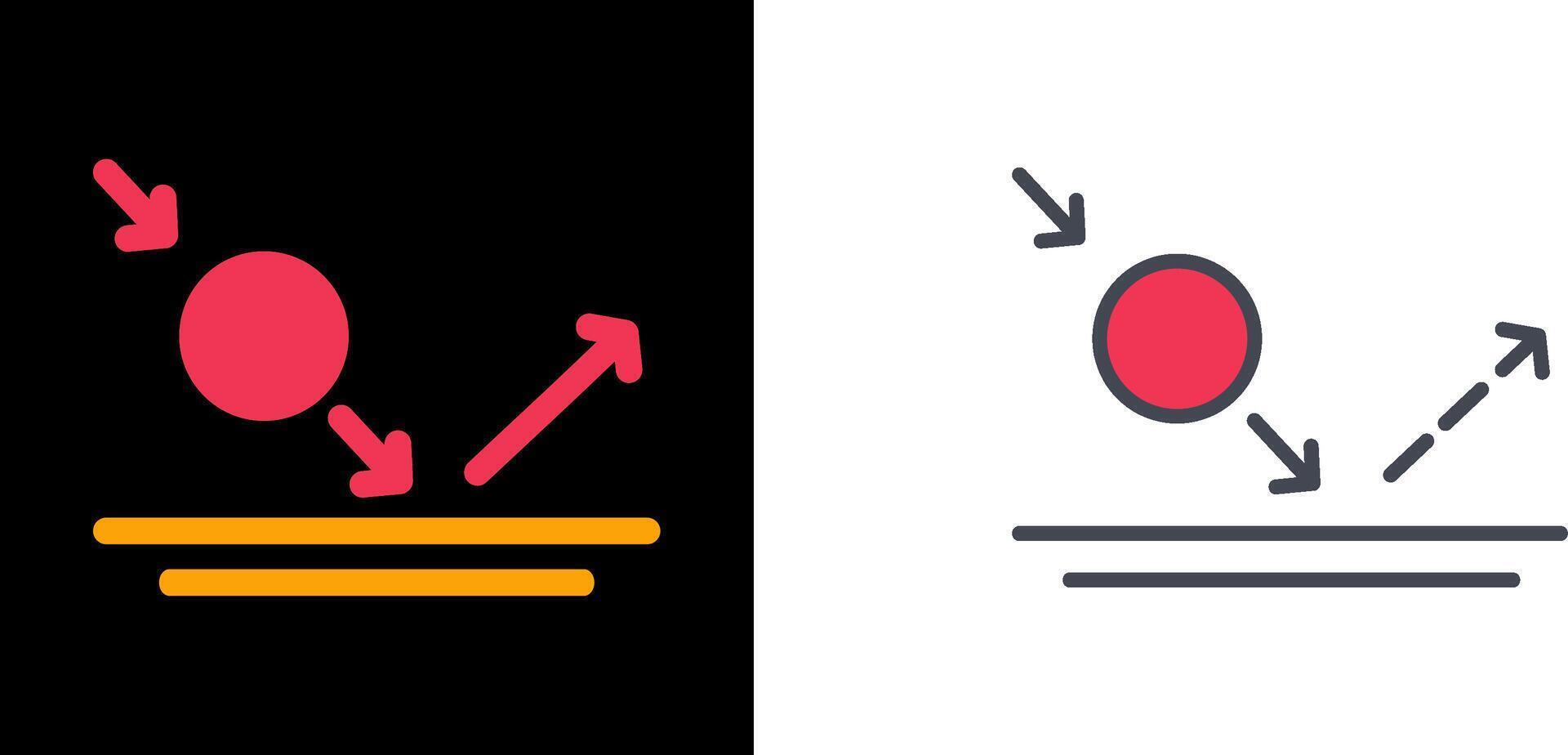 Bounce Icon Design vector