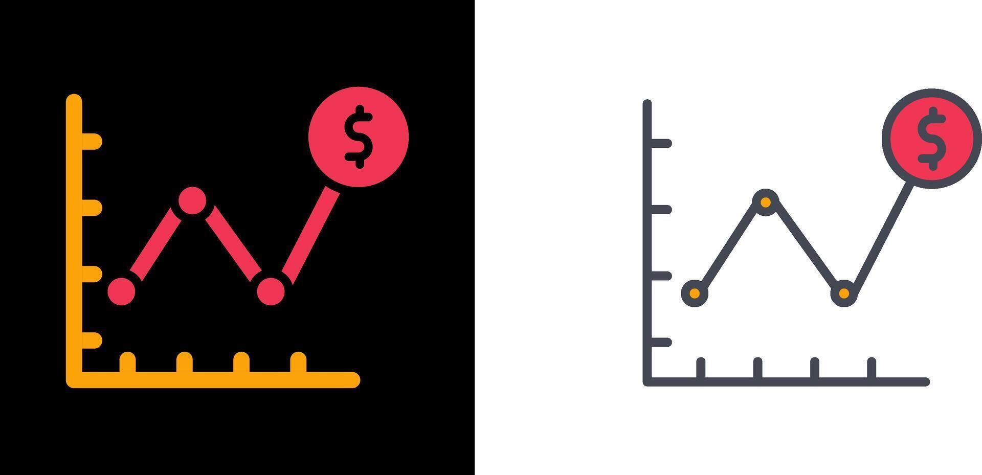 Chart Icon Design vector