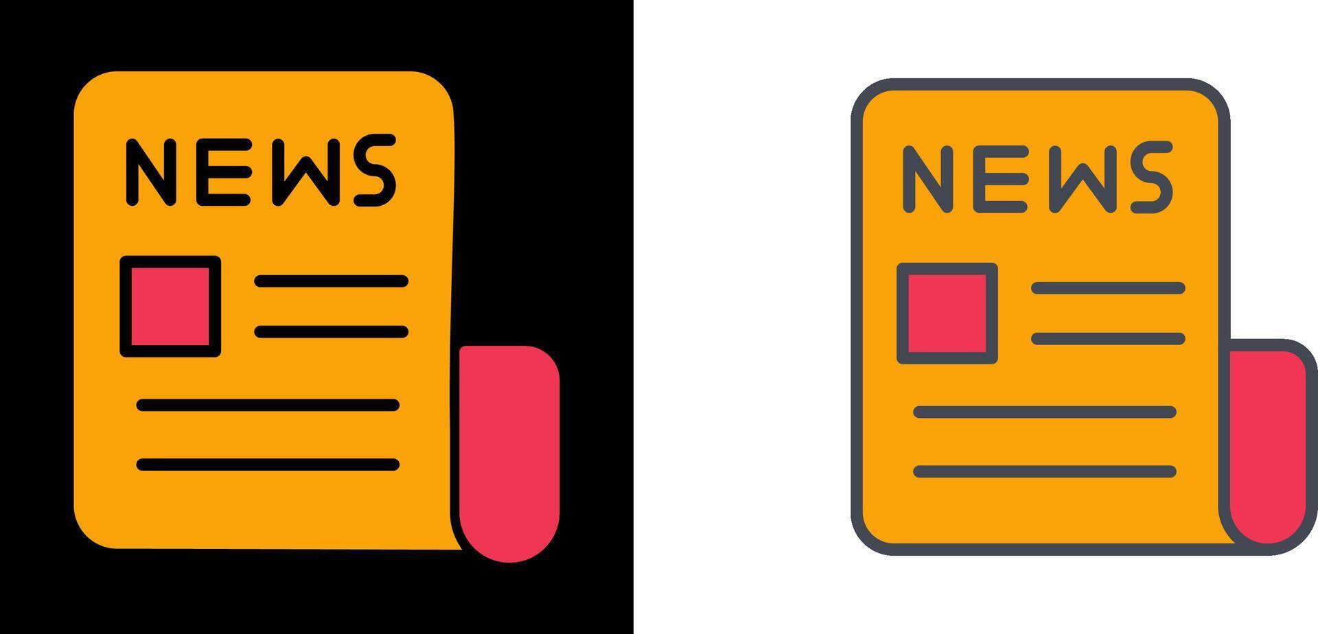 News Icon Design vector