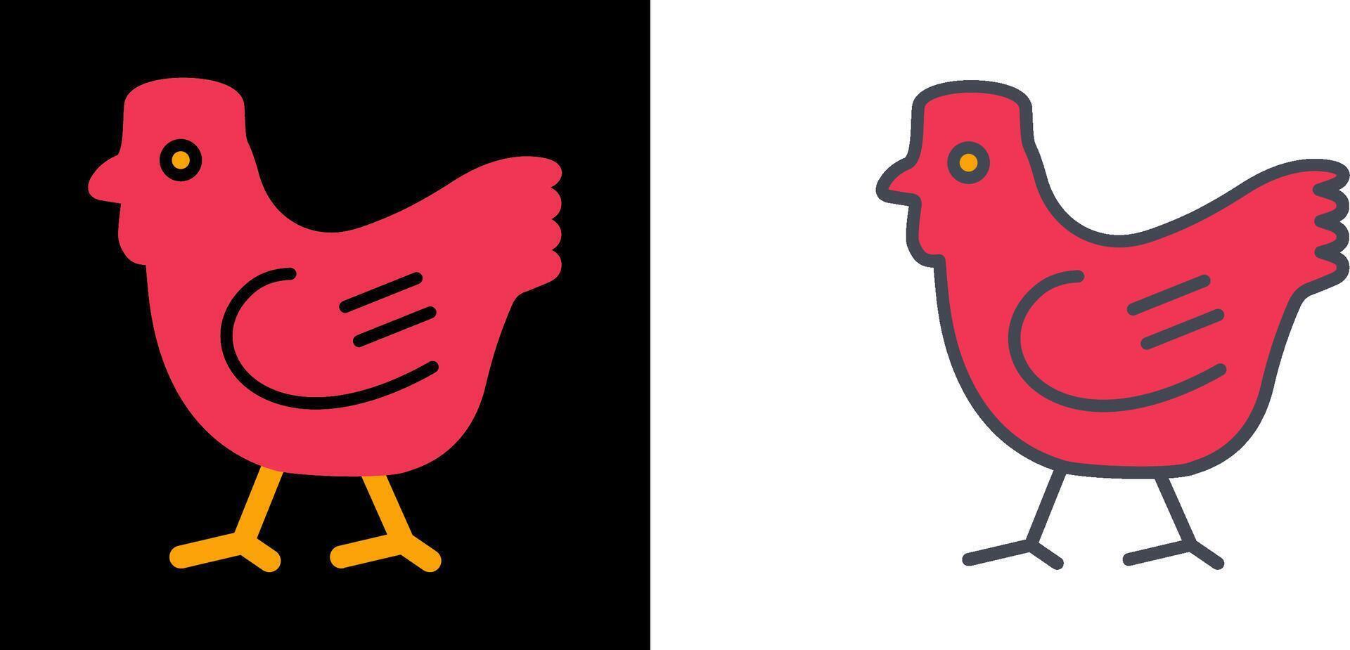 Poultry Icon Design vector