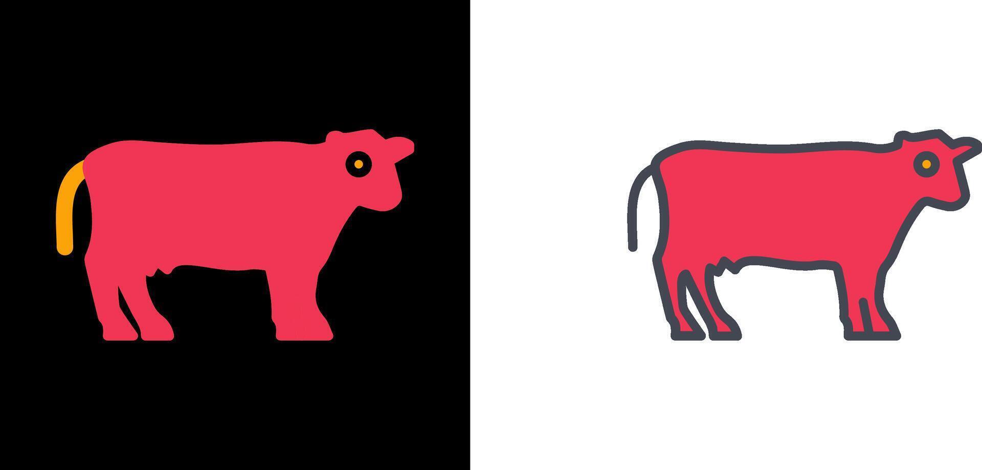 Cattle Icon Design vector