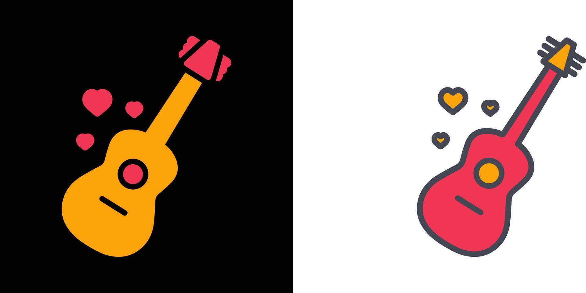 Guitar Icon Design vector