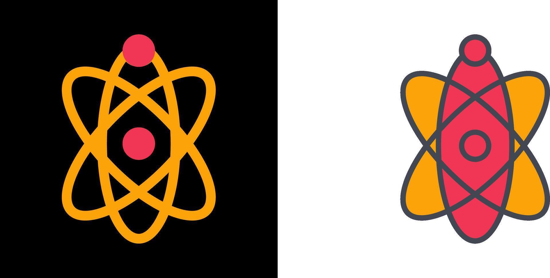 Atom Icon Design vector