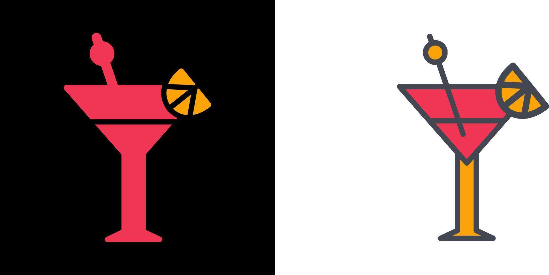 Martini Icon Design vector