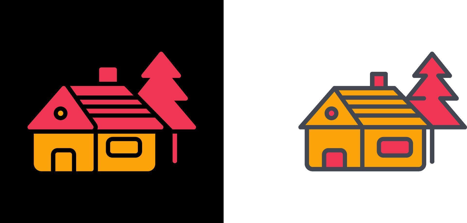 Cabin Icon Design vector