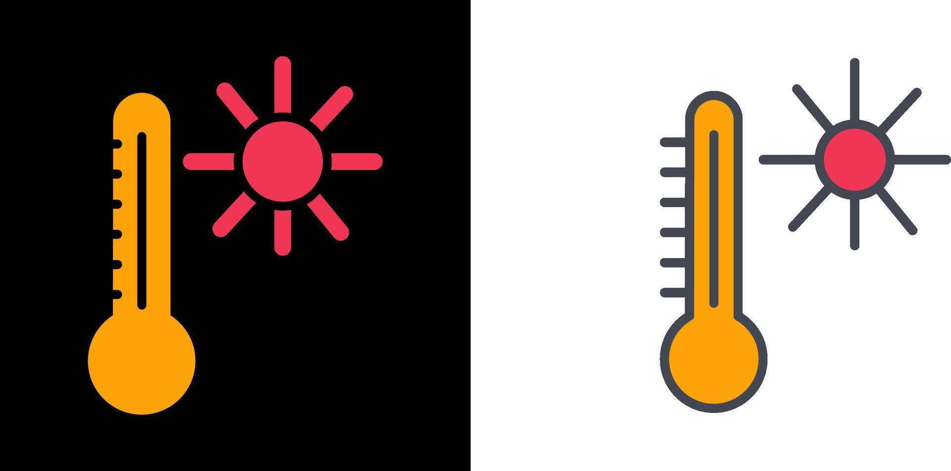 Temperature Icon Design vector