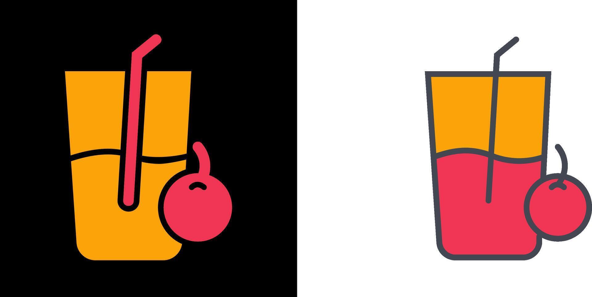 Juice Icon Design vector