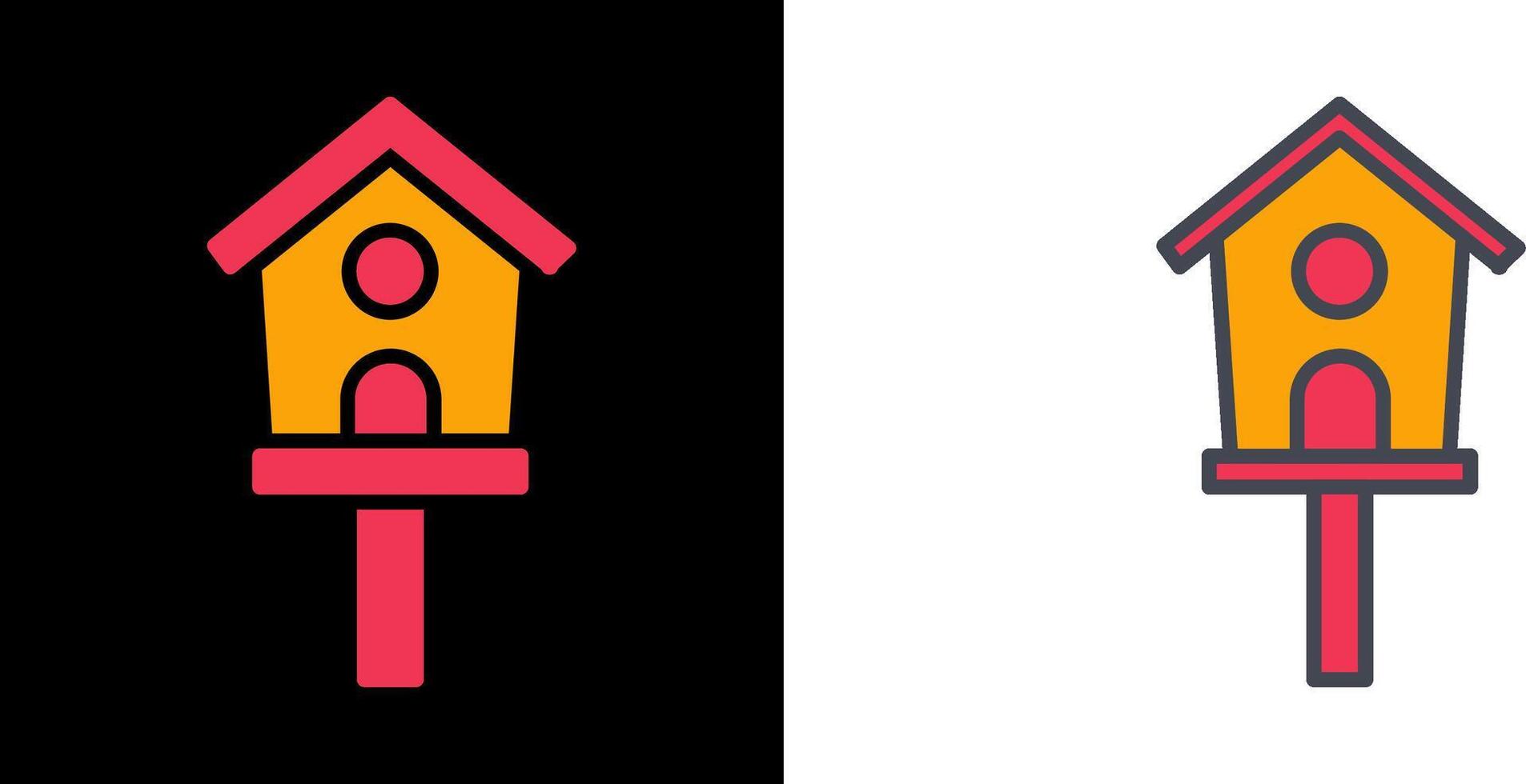 Birdhouse Icon Design vector