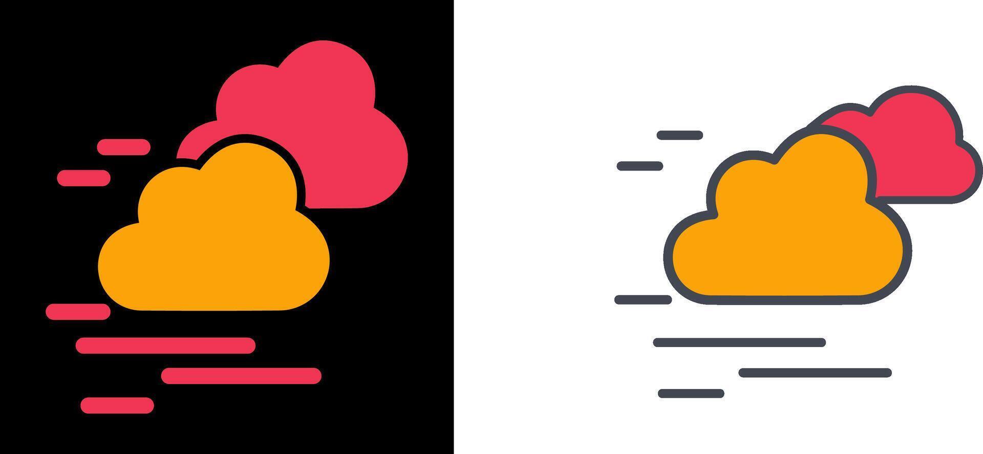 diseño de icono de nube vector