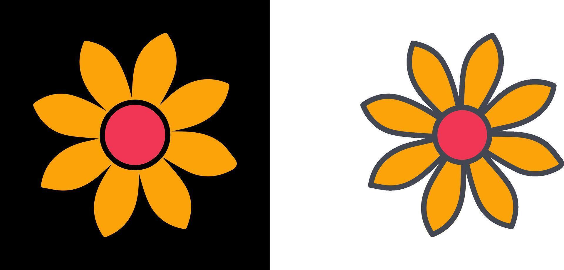 Floral Icon Design vector