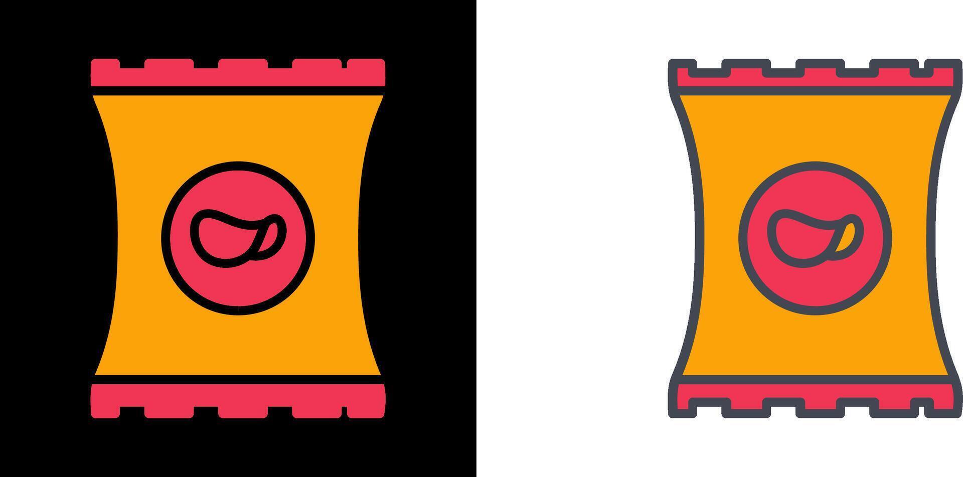 Chips Icon Design vector