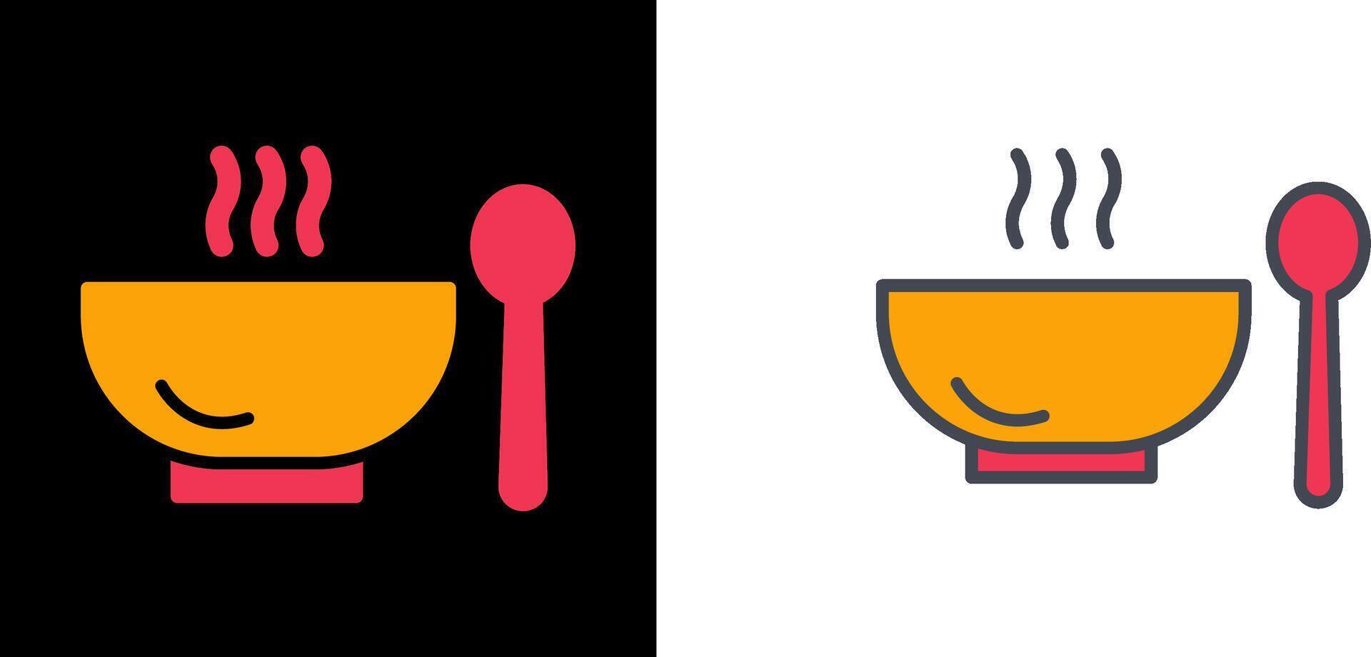 Soup,food,bowl,meal,hot,spoon, Icon Design vector