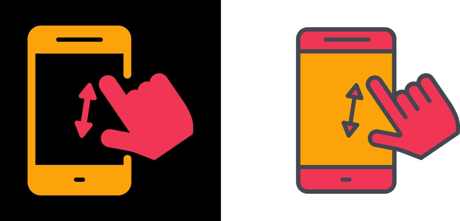 Swipe Icon Design vector