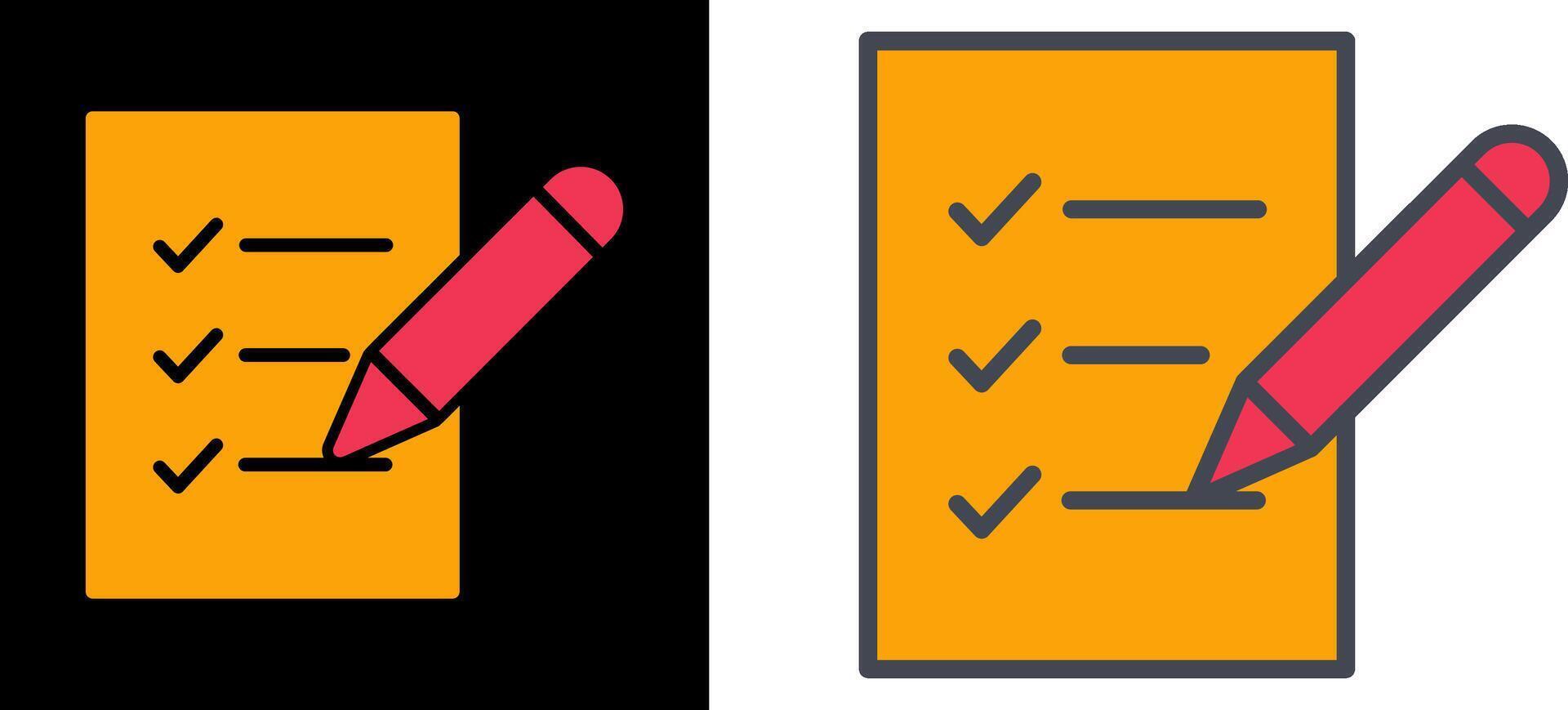 Write Icon Design vector