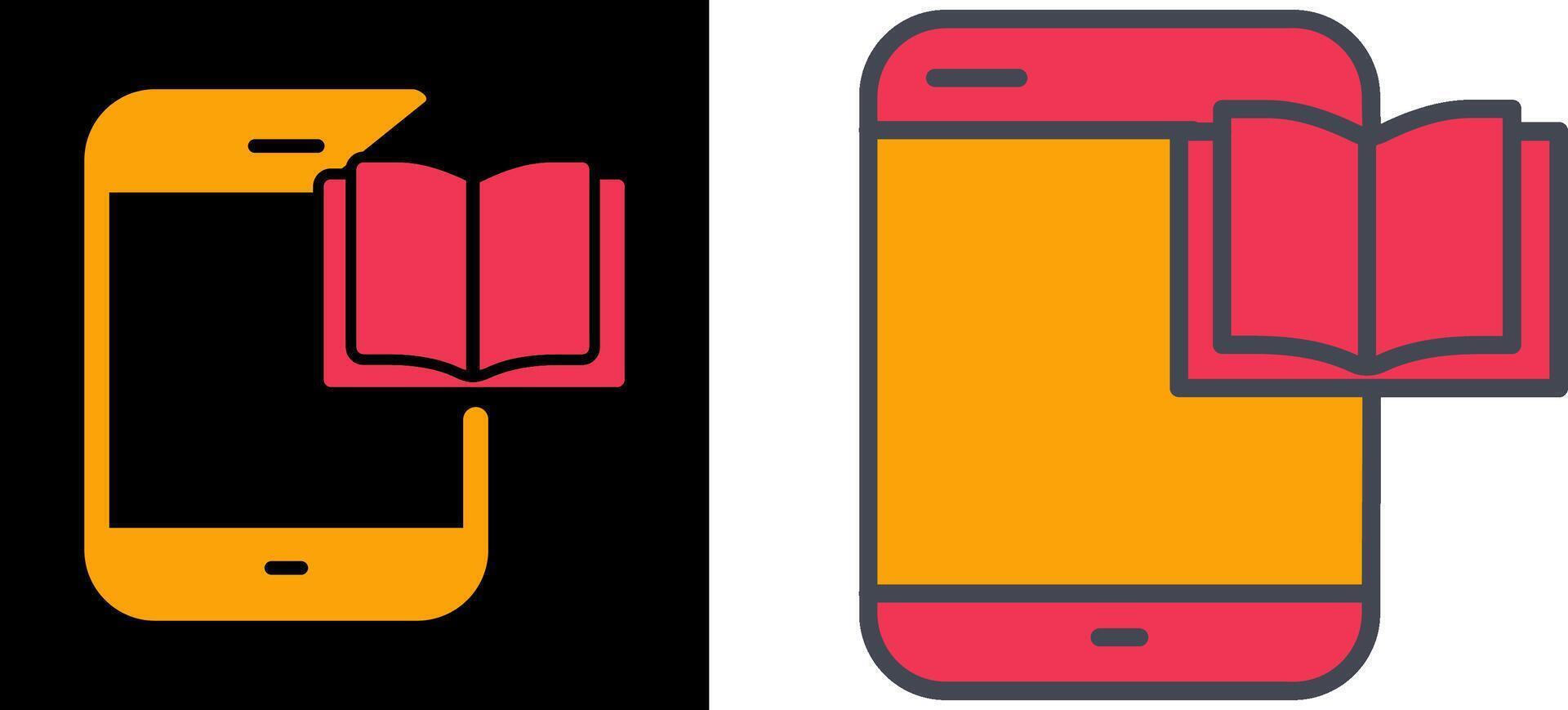 Ebook Icon Design vector
