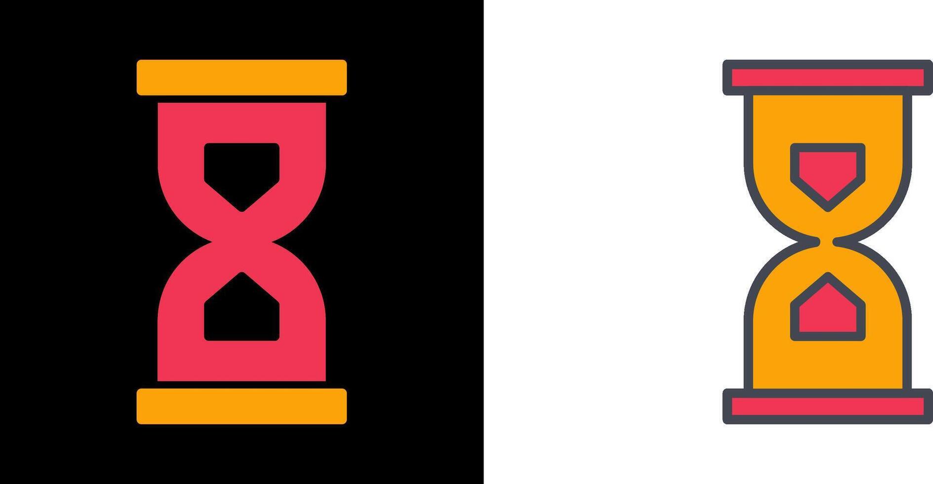 Hourglass Icon Design vector