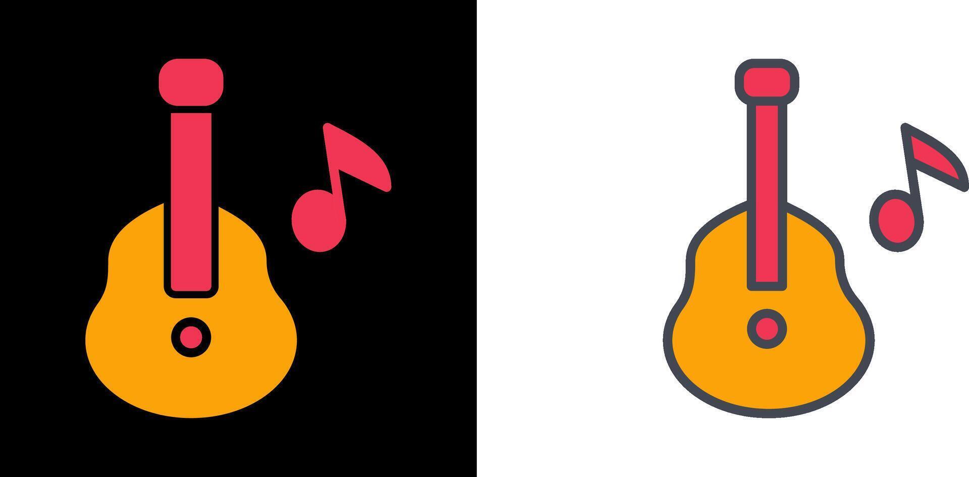Guitar Icon Design vector